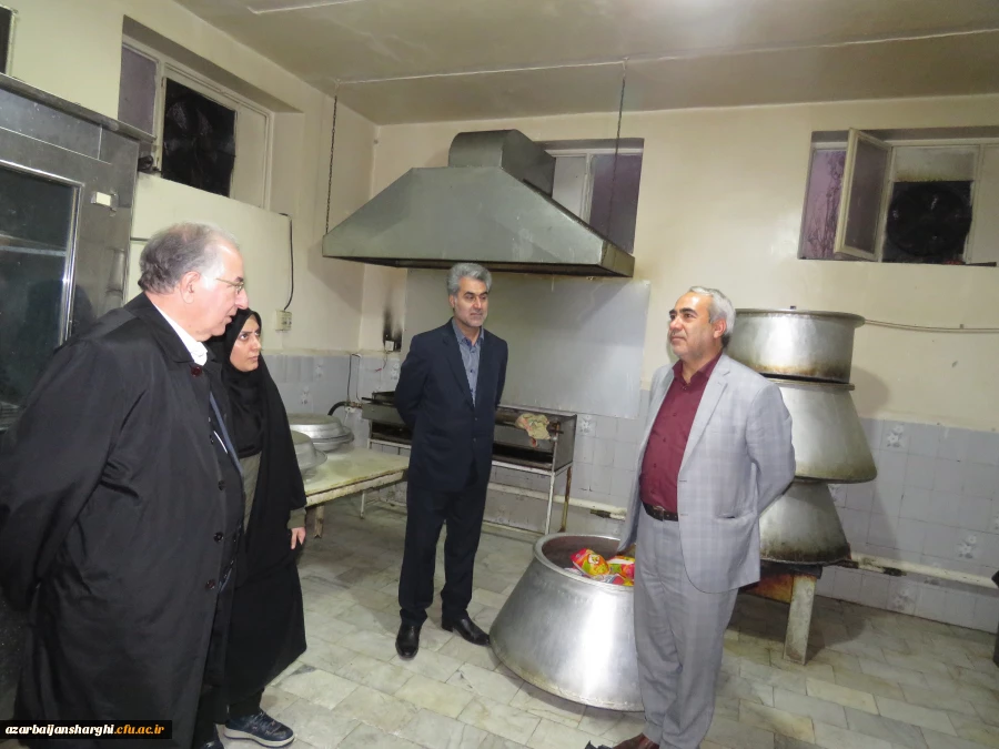 بازدید رئیس هیئت مدیره، مدیر عامل، خزانه دار و عضو اصلی بنیاد خیرین حامی دانشگاه فرهنگیان از پردیس های فاطمه  الزهرا(س)  و پردیس علامه  امینی تبریز. 4