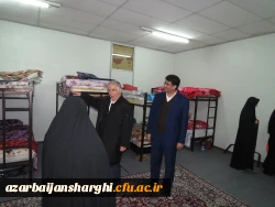 بازدید رئیس هیئت مدیره، مدیر عامل، خزانه دار و عضو اصلی بنیاد خیرین حامی دانشگاه فرهنگیان از پردیس های فاطمه  الزهرا(س)  و پردیس علامه  امینی تبریز. 6