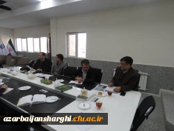 جلسه شورای ارزیابی و نظارت در محل مدیریت امور پردیس ها برگزار شد. 3