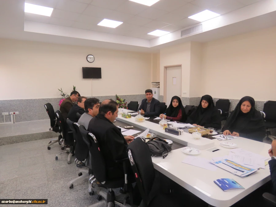 جلسه شورای ارزیابی و نظارت در محل مدیریت امور پردیس ها برگزار شد. 4