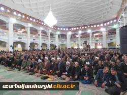 حضور مدیریت، مسئولین، اساتید،کارکنان و دانشجو معلمان دانشگاه فرهنگیان استان آذربایجان شرقی به همراه مردم شهیدپرور تبریز در مراسم بزرگداشت حماسه 9 دی در مصلی بزرگ تبریز 3