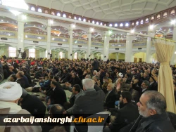 حضور مدیریت، مسئولین، اساتید،کارکنان و دانشجو معلمان دانشگاه فرهنگیان استان آذربایجان شرقی به همراه مردم شهیدپرور تبریز در مراسم بزرگداشت حماسه 9 دی در مصلی بزرگ تبریز 7