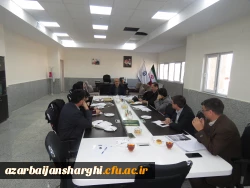 برگزاری جلسه شورای نظارت و ارزیابی در محل دفتر مدیریت امور پردیس ها 2