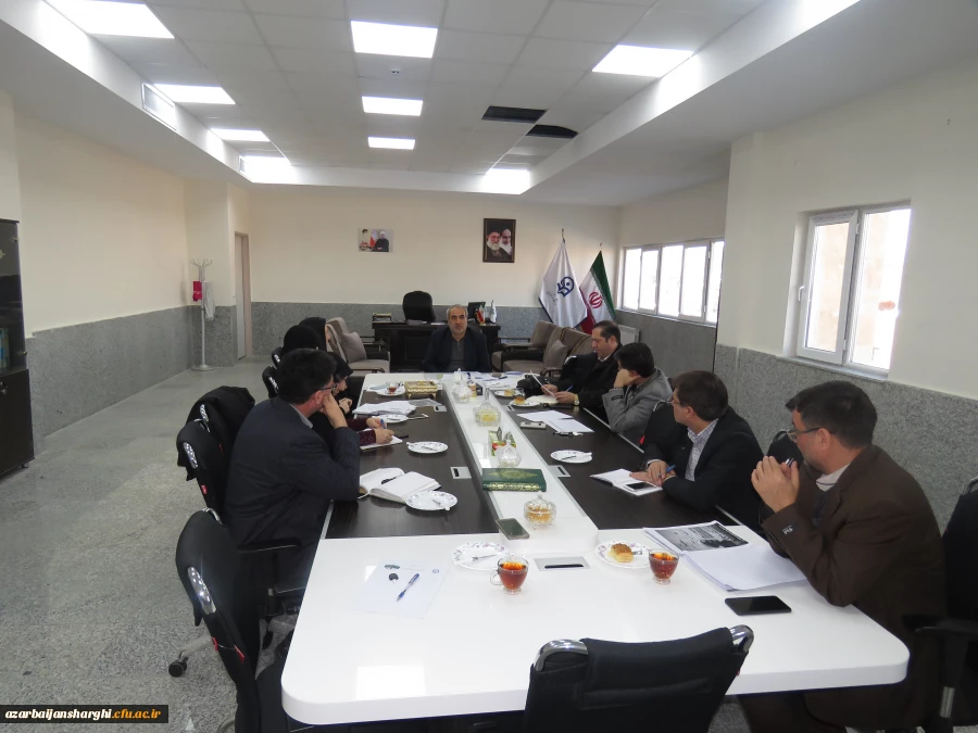 برگزاری جلسه شورای نظارت و ارزیابی در محل دفتر مدیریت امور پردیس ها 2