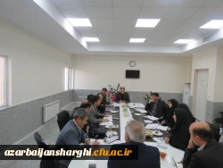 برگزاری جلسه شورای نظارت و ارزیابی در محل دفتر مدیریت امور پردیس ها 7