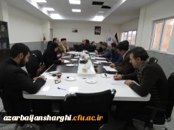 برگزاری جلسه ستاد فرهنگی به مناسبت شهادت سردار اسلام حاج قاسم سلیمانی در محل مدیریت امور پردیس های استان 2