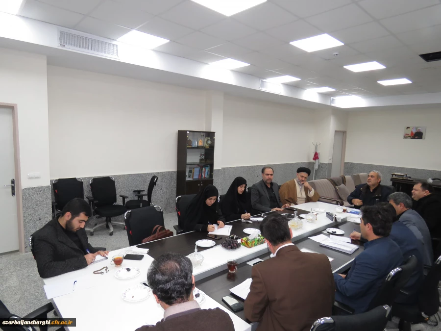 برگزاری جلسه ستاد فرهنگی به مناسبت شهادت سردار اسلام حاج قاسم سلیمانی در محل مدیریت امور پردیس های استان 4