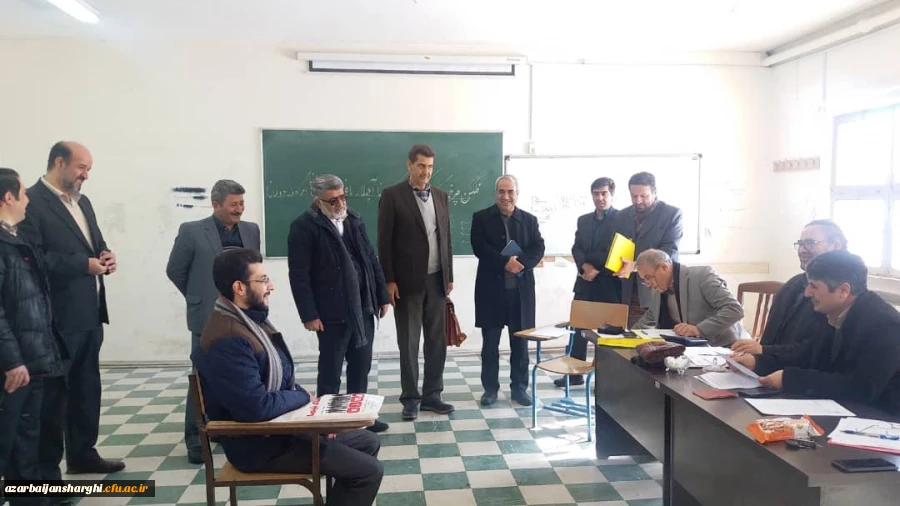 بازدید دکتر احمدی مسئول نظارت و ارزیابی سازمان مرکزی و دکتر عسگری مشاور عالی دکتر خنیفر در امور ایثارگران از فرایند مصاحبه ماده 28 2