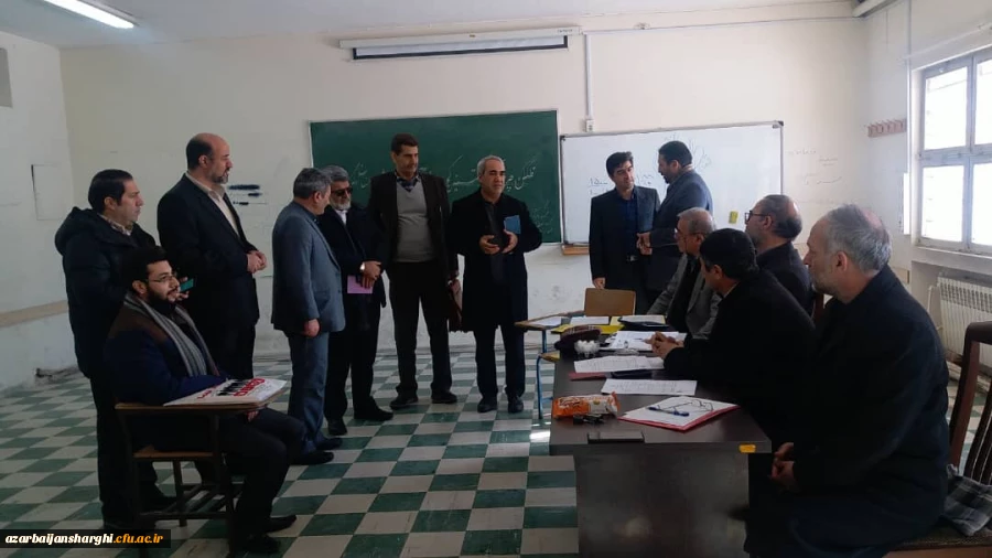 بازدید دکتر احمدی مسئول نظارت و ارزیابی سازمان مرکزی و دکتر عسگری مشاور عالی دکتر خنیفر در امور ایثارگران از فرایند مصاحبه ماده 28 4