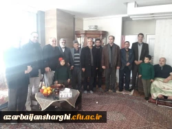 عیادت مسئولین دانشگاه فرهنگیان استان و سازمان مرکزی از برادران جانباز مشهدی عبادی 2