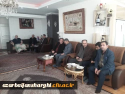 عیادت مسئولین دانشگاه فرهنگیان استان و سازمان مرکزی از برادران جانباز مشهدی عبادی 3