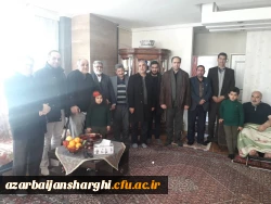 عیادت مسئولین دانشگاه فرهنگیان استان و سازمان مرکزی از برادران جانباز مشهدی عبادی 4