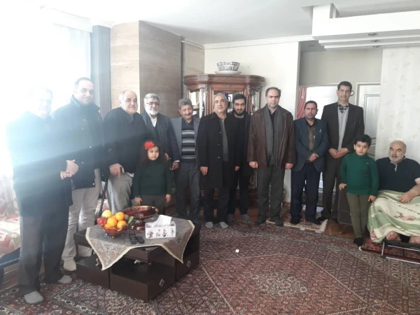 عیادت مسئولین دانشگاه فرهنگیان استان و سازمان مرکزی از برادران جانباز مشهدی عبادی 4