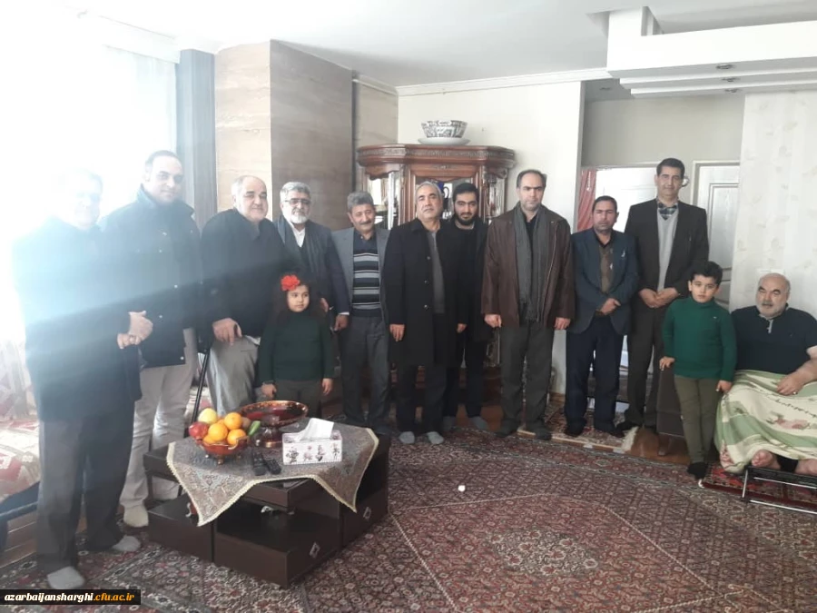 عیادت مسئولین دانشگاه فرهنگیان استان و سازمان مرکزی از برادران جانباز مشهدی عبادی 4