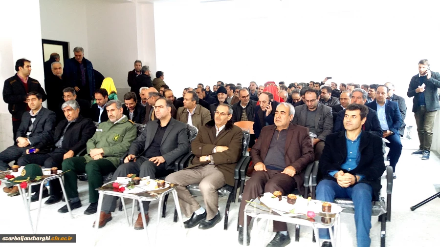 مراسم افتتاح مرکز آموزش نیروی انسانی دانشگاه فرهنگیان در شهرستان  مراغه با حضور مدیریت امور پردیس های دانشگاه فرهنگیان استان 9