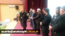 مراسم تقدیر از نخبگان دانشجویی شهرستان مراغه با حضور مدیر دانشگاه فرهنگیان استان 4