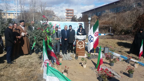 مراسم کلنگ زنی مزار مطهر شهید گمنام 2