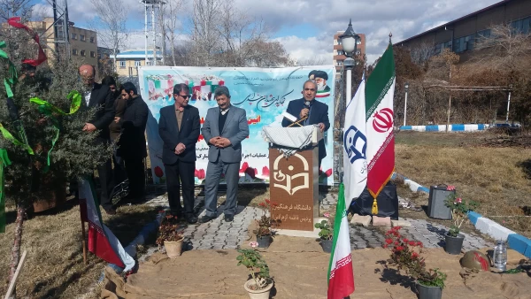 مراسم کلنگ زنی مزار مطهر شهید گمنام 5