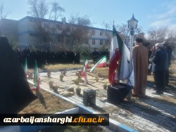 مراسم کلنگ زنی مزار مطهر شهید گمنام 8