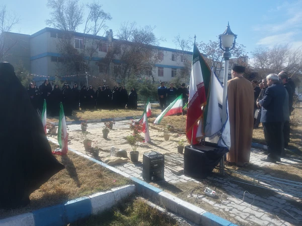 مراسم کلنگ زنی مزار مطهر شهید گمنام 8