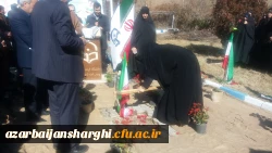 مراسم کلنگ زنی مزار مطهر شهید گمنام 9