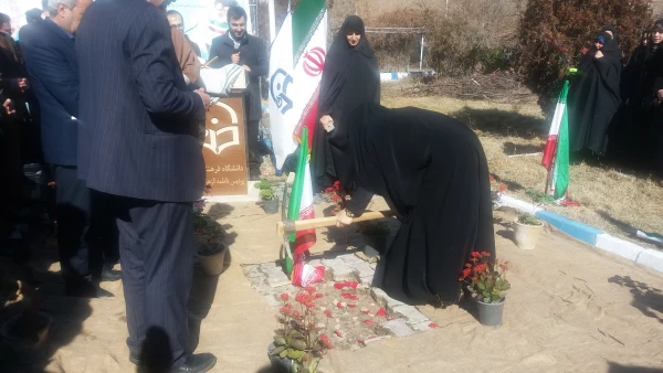 مراسم کلنگ زنی مزار مطهر شهید گمنام 9