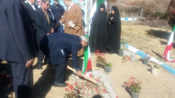 مراسم کلنگ زنی مزار مطهر شهید گمنام 10