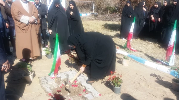 مراسم کلنگ زنی مزار مطهر شهید گمنام 13