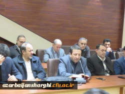 نشستی با محوریت انقلاب اسلامی و به مناسبت ایام الله دهه فجر در محل سالن شمس پردیس عامه امینی برگزار شد 2