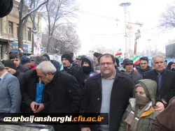حضور اساتید, کارکنان و دانشجو معلمان دانشگاه فرهنگیان استان آذربایجان شرقی در راهپیمایی ۲۲ بهمن ماه 10