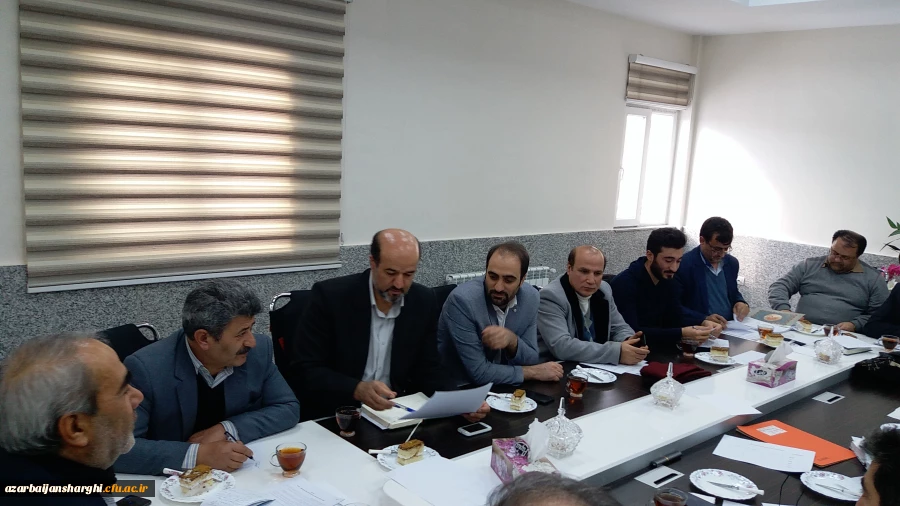 برگزاری جلسه شورای تغذیه در محل مدیریت امور پردیس های استان 4