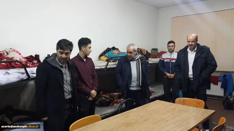 بازدید مدیریت امور پردیس های استان از سراهای دانشجویی پردیس علامه امین 2