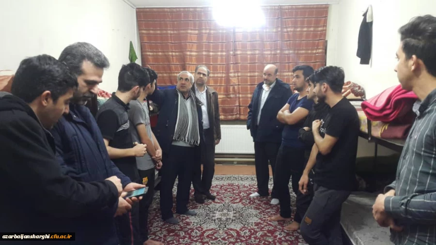 بازدید مدیریت امور پردیس های استان از سراهای دانشجویی پردیس علامه امین 7
