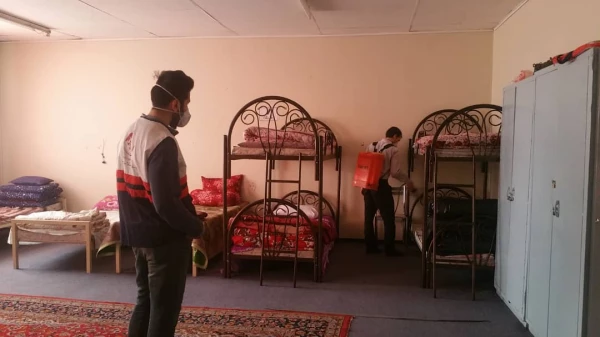 گندزدایی و ضدعفونی پردیس های علامه امینی و فاطمه الزهرا(س) جهت پیشگیری از انتقال ویروس کرونا 2