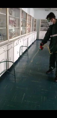 گندزدایی و ضدعفونی پردیس های علامه امینی و فاطمه الزهرا(س) جهت پیشگیری از انتقال ویروس کرونا 2