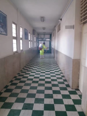 گندزدایی و ضدعفونی پردیس های علامه امینی و فاطمه الزهرا(س) جهت پیشگیری از انتقال ویروس کرونا 2