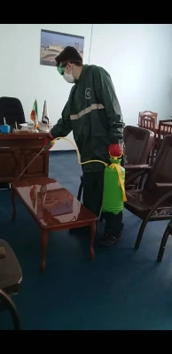 گندزدایی و ضدعفونی پردیس های علامه امینی و فاطمه الزهرا(س) جهت پیشگیری از انتقال ویروس کرونا 2