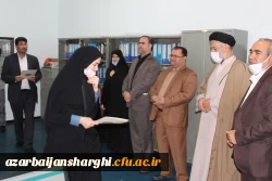 تجلیل از مسئولین پردیس ها و مسئولین حوزه آموزش دانشگاه فرهنگیان استان 9