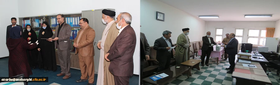 تجلیل از مسئولین پردیس ها و مسئولین حوزه آموزش دانشگاه فرهنگیان استان 11