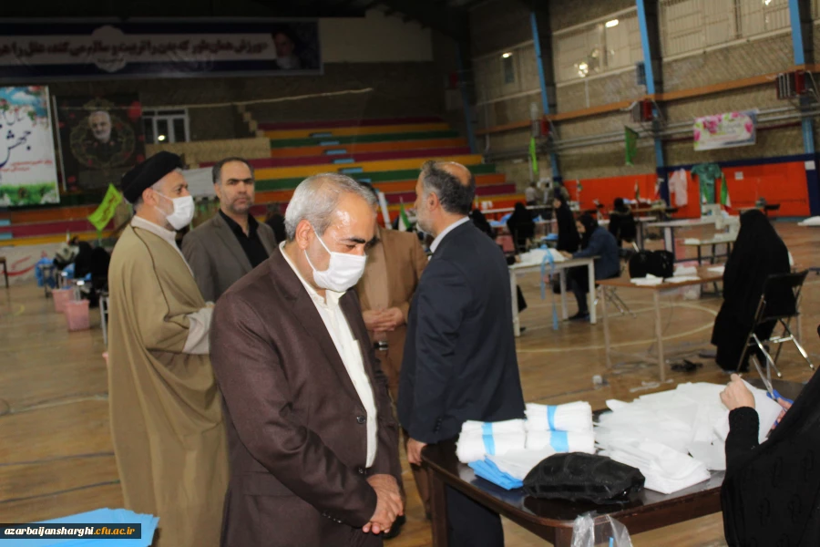 بازدید مدیریت امر پردیس های استان از فعالیت های جهادی موکب شهدای آذربایجان 5