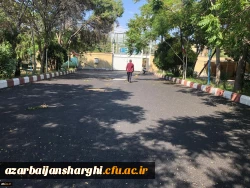 عملیات آسفالت ریزی محوطه پردیس فاطمه الزهرا(س) تبریز 6