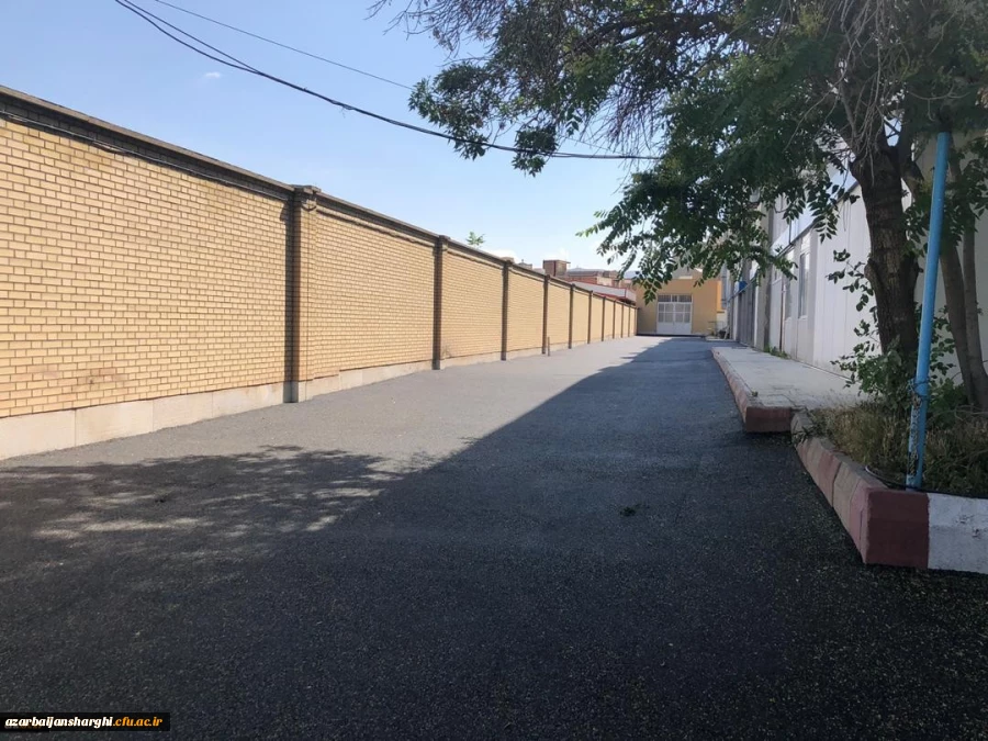 عملیات آسفالت ریزی محوطه پردیس فاطمه الزهرا(س) تبریز 7