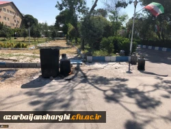 عملیات آسفالت ریزی محوطه پردیس فاطمه الزهرا(س) تبریز 8