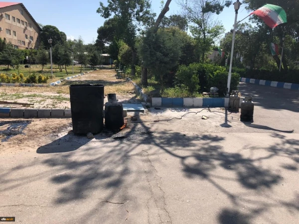 عملیات آسفالت ریزی محوطه پردیس فاطمه الزهرا(س) تبریز 8