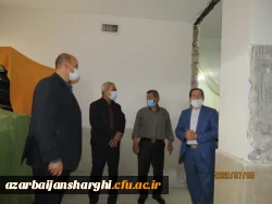 بازدید دکتر خدیوی از پردیس علامه امینی 6