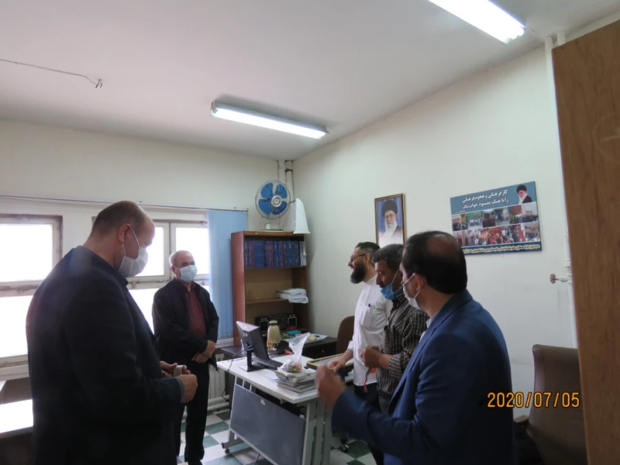 بازدید دکتر خدیوی از پردیس علامه امینی 8