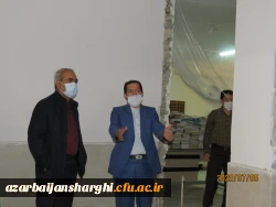 بازدید دکتر خدیوی از پردیس علامه امینی 9