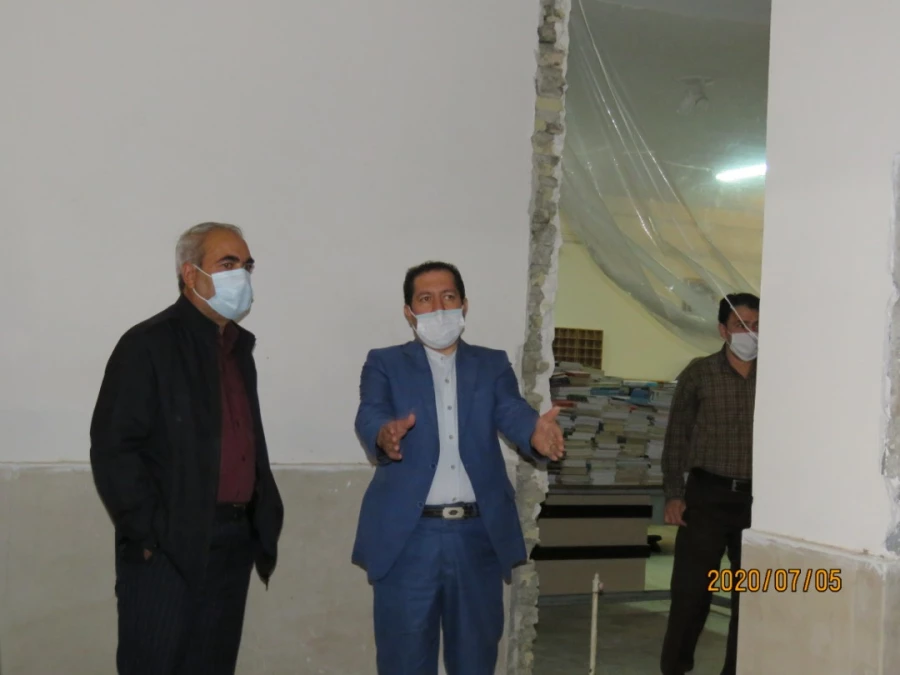 بازدید دکتر خدیوی از پردیس علامه امینی 9