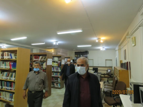 بازدید دکتر خدیوی از پردیس علامه امینی 10