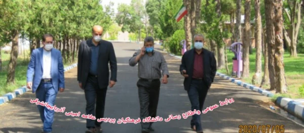 بازدید دکتر خدیوی از پردیس علامه امینی 11